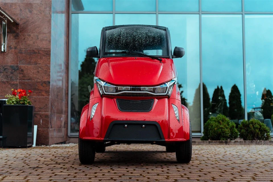 A Mini Electric Car For A Quick Commute