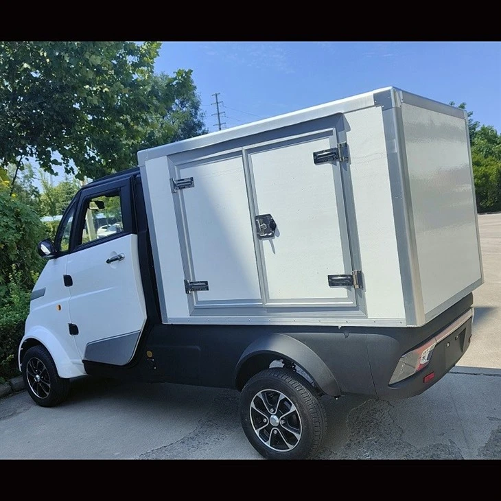 Chinese EEC L7e Mini Electric 4 Wheel Cargo Truck Food Delivery Truck