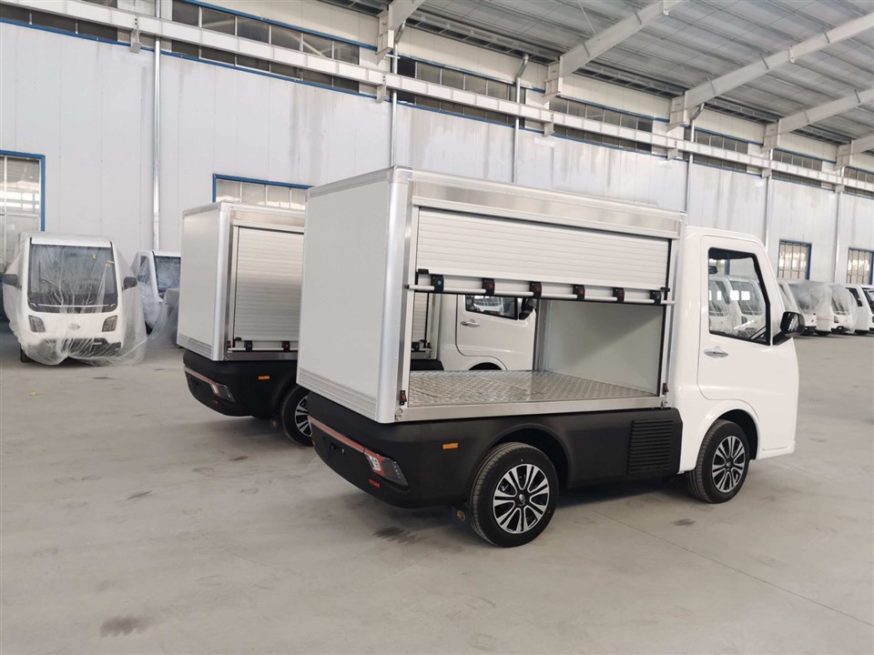 Chinese Made Electric Pickup Truck - I7e Quadricycle With Hydraulic Dump Box suppliers