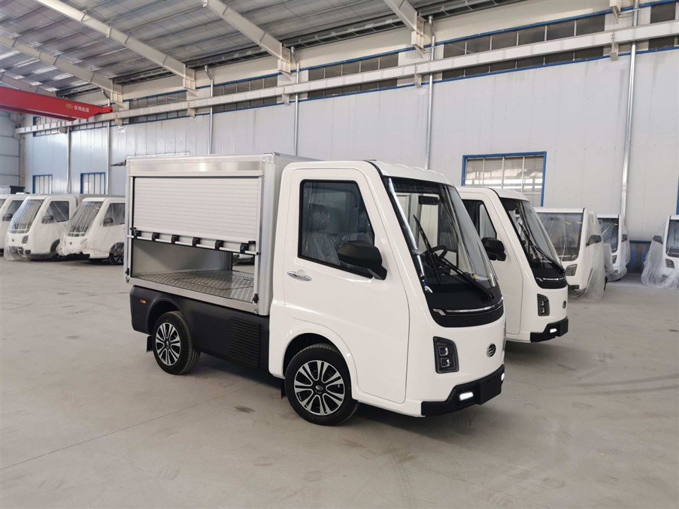 Chinese Made Electric Pickup Truck - I7e Quadricycle With Hydraulic Dump Box price