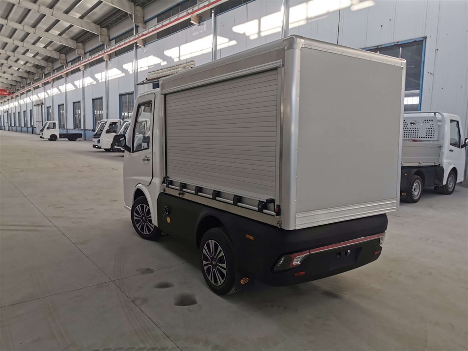 Chinese Made Electric Pickup Truck - I7e Quadricycle With Hydraulic Dump Box best